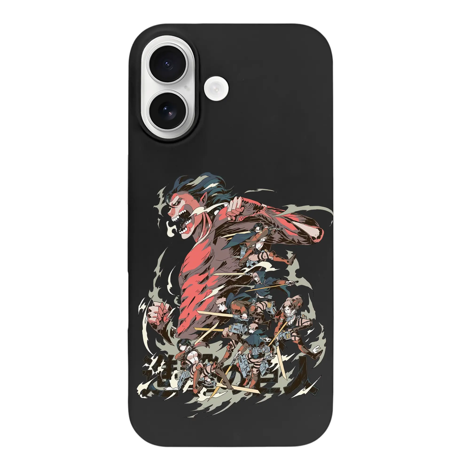 進撃の巨人 グッズ ミカサ・アッカーマン - iPhone 17 シリーズ シリコンケース 薄型 耐衝撃 指紋防止 ソフトタッチカバー 精密フィット 傷防止 保護ケース iPhone 17/17 Air/17 Pro/17 Pro Max 対応